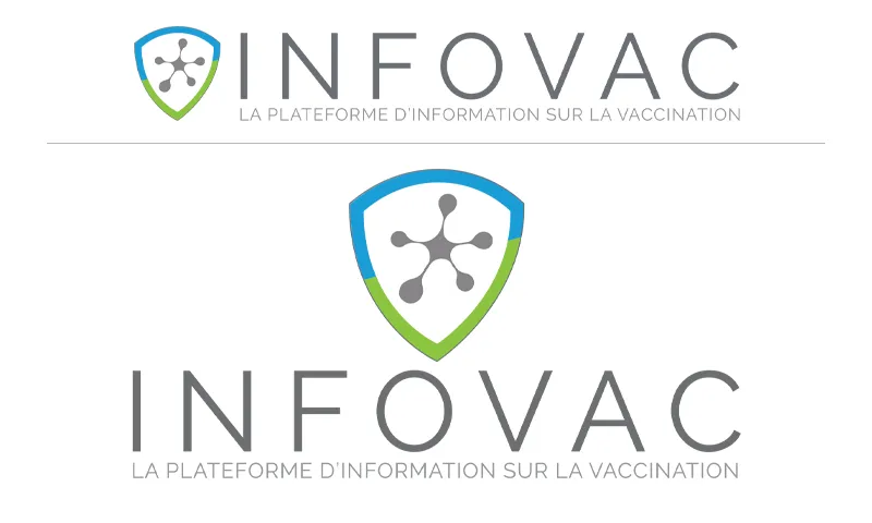 Réalisation du logo Infovac par Interactive MEDIA