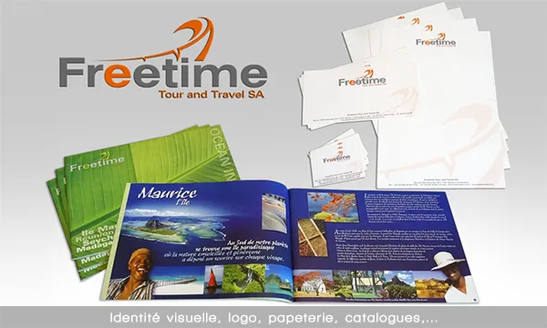 logo, brochure, papeterie