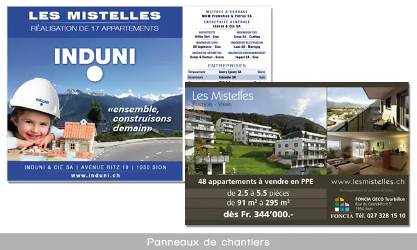 Panneaux de chantiers